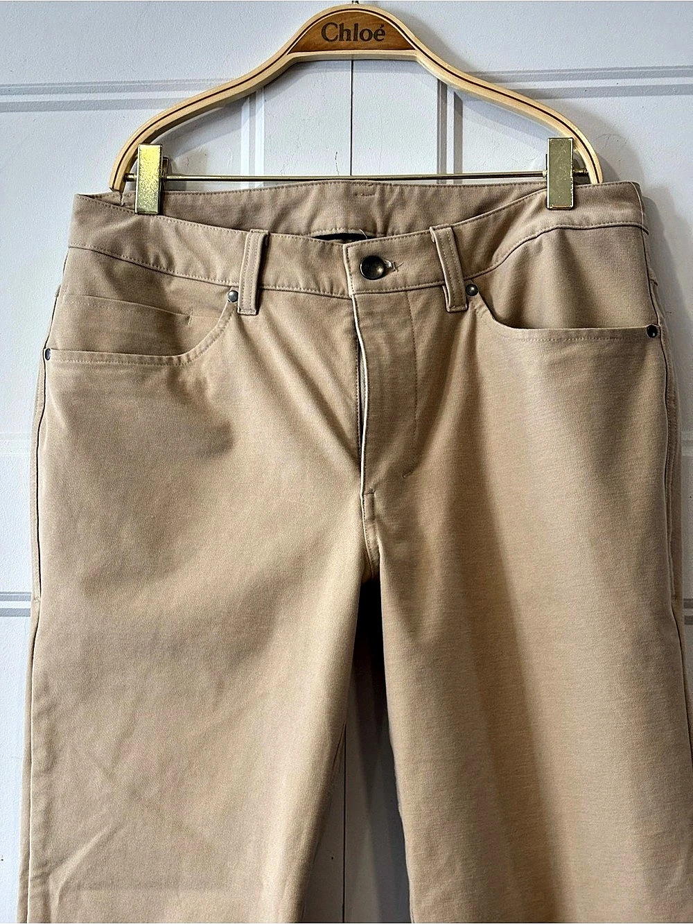 Lululemon ABC Slim-Fit 5 Pocket Pant Slim-Fit Chino Pants Brown Waist 31